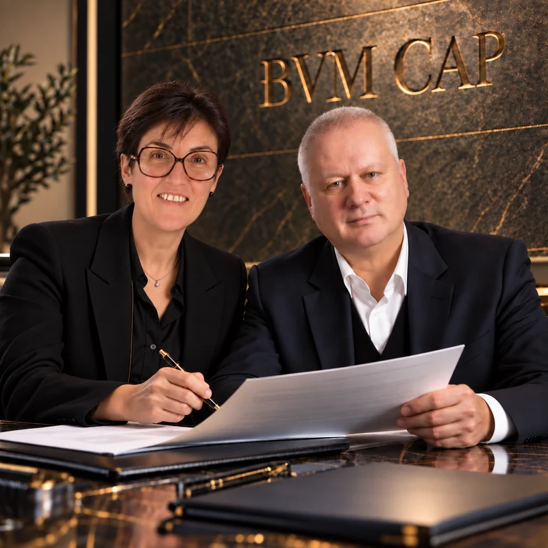 Valérie Bruno et Jean-Michel Dragon travaillent ensemble sur un dossier, BVM CAP